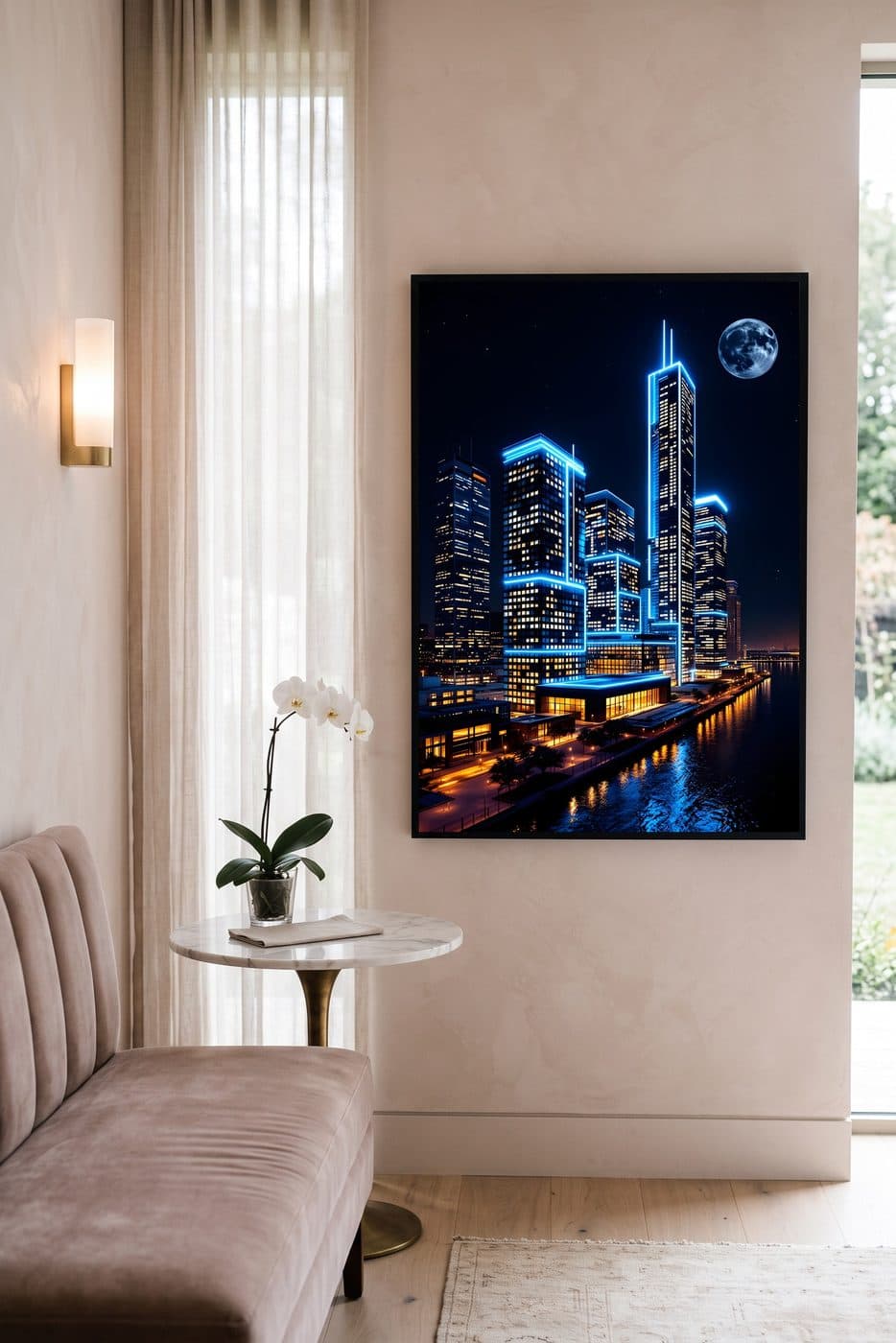 Chicago Lake Grid — lifestyle mockup 5 of 5