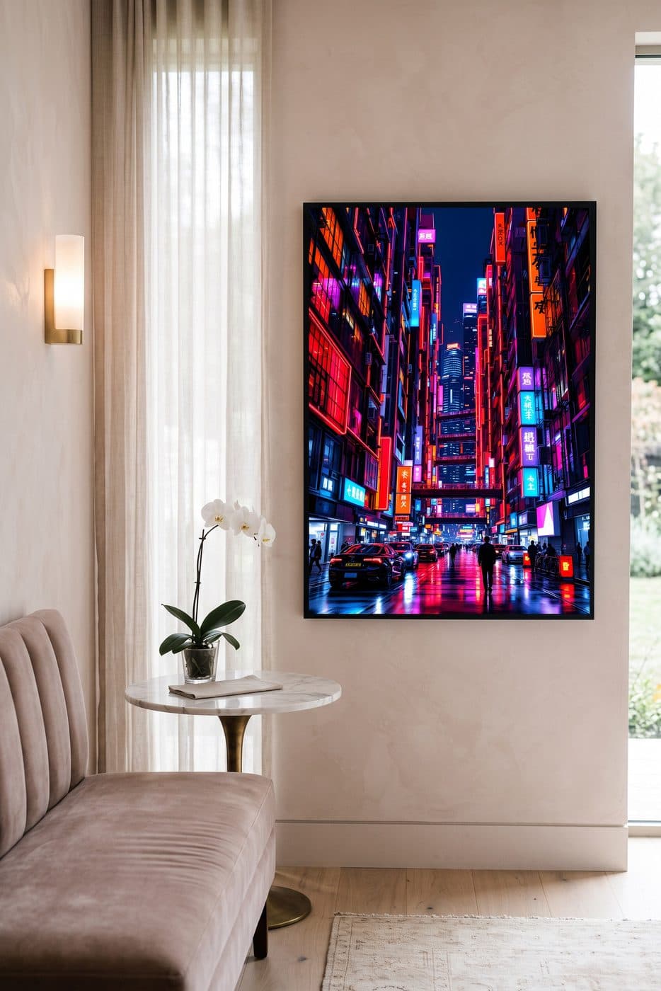 Hong Kong Canyon Neon — lifestyle mockup 5 of 5