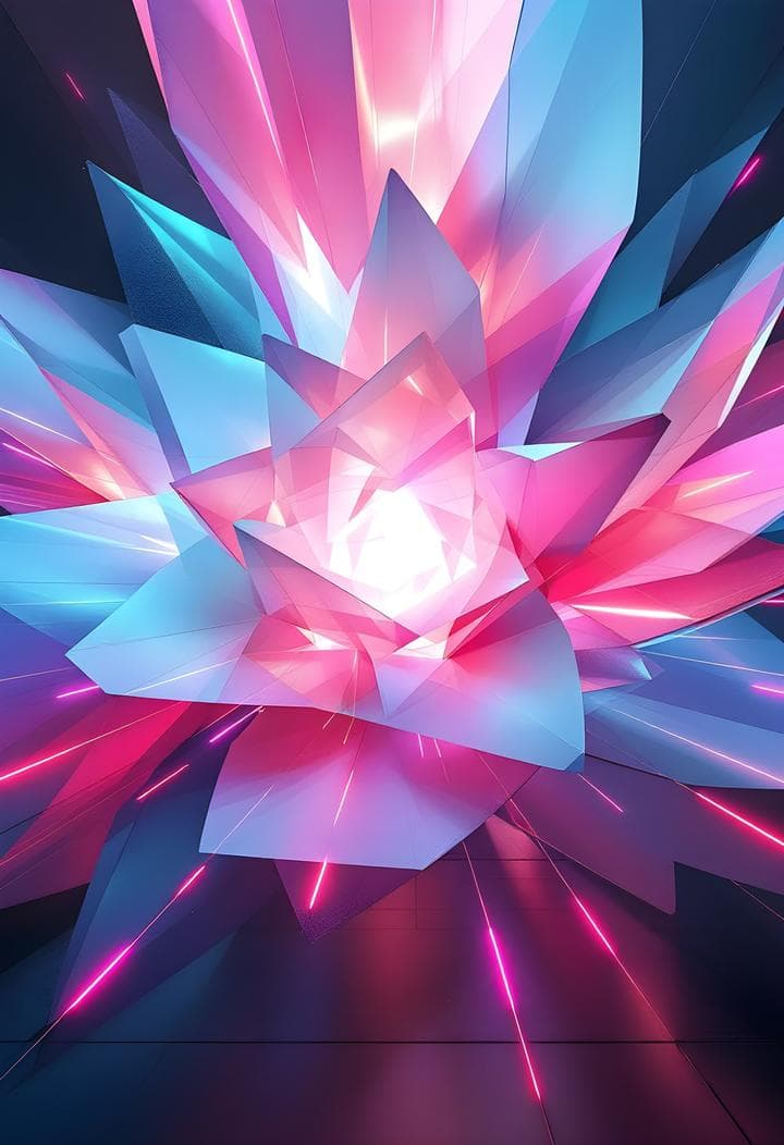 Depth Bloom Lattice — framed print by Apex Reve
