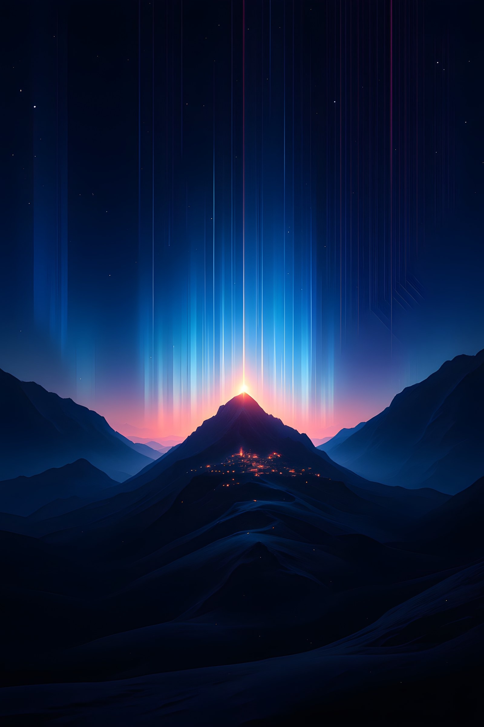 North of Midnight — framed print by Apex Reve