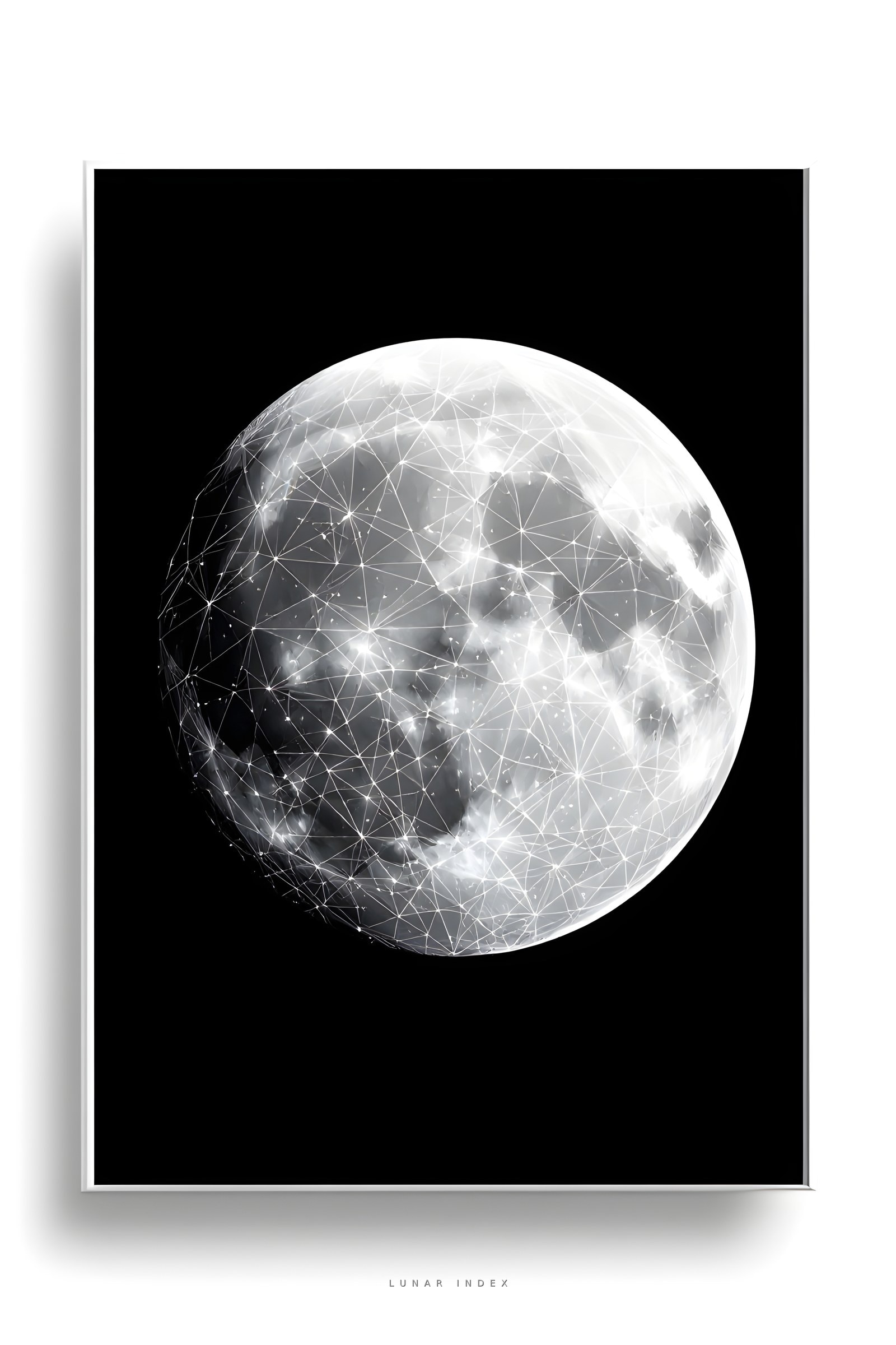 Lunar Index — framed print by Apex Reve