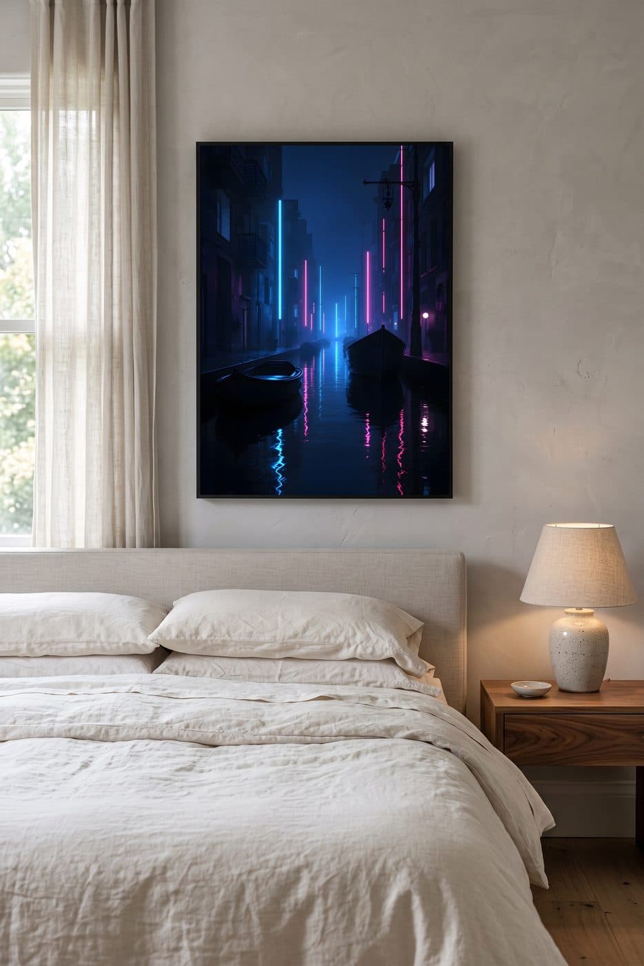 Bangkok Canal Neon Stack — lifestyle mockup 1 of 5