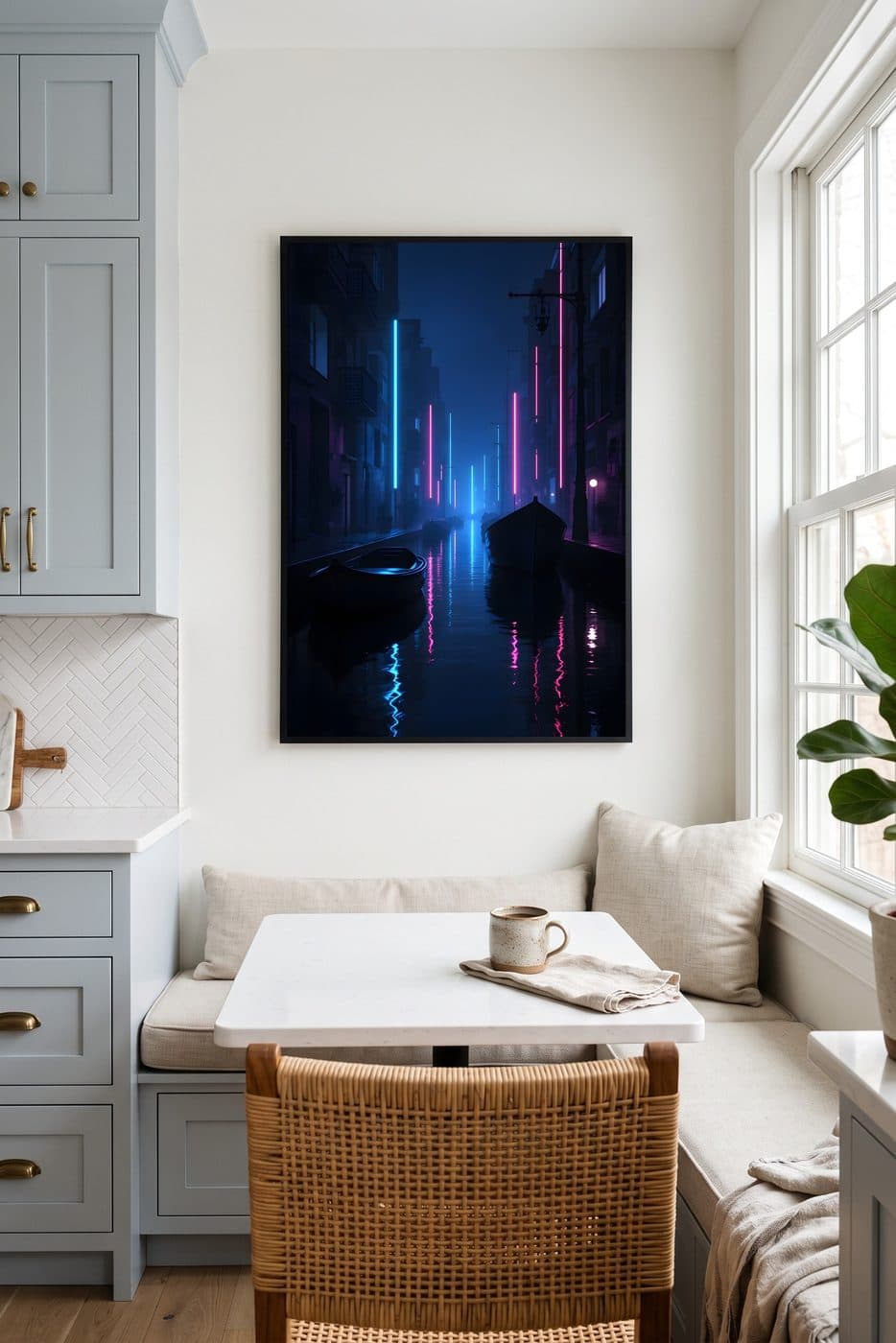Bangkok Canal Neon Stack — lifestyle mockup 3 of 5