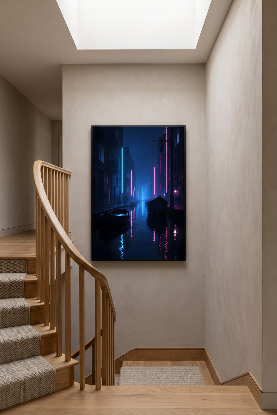 Bangkok Canal Neon Stack — lifestyle mockup 4 of 5