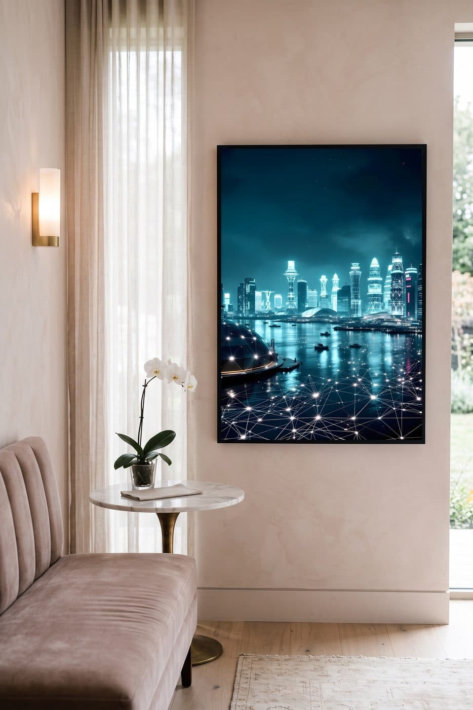 Singapore Harbor Nodes — lifestyle mockup 5 of 5